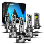 Set of 6 LED Headlight Bulbs H4 H7 H11 H13 9005 9006 9007 for Vehicles