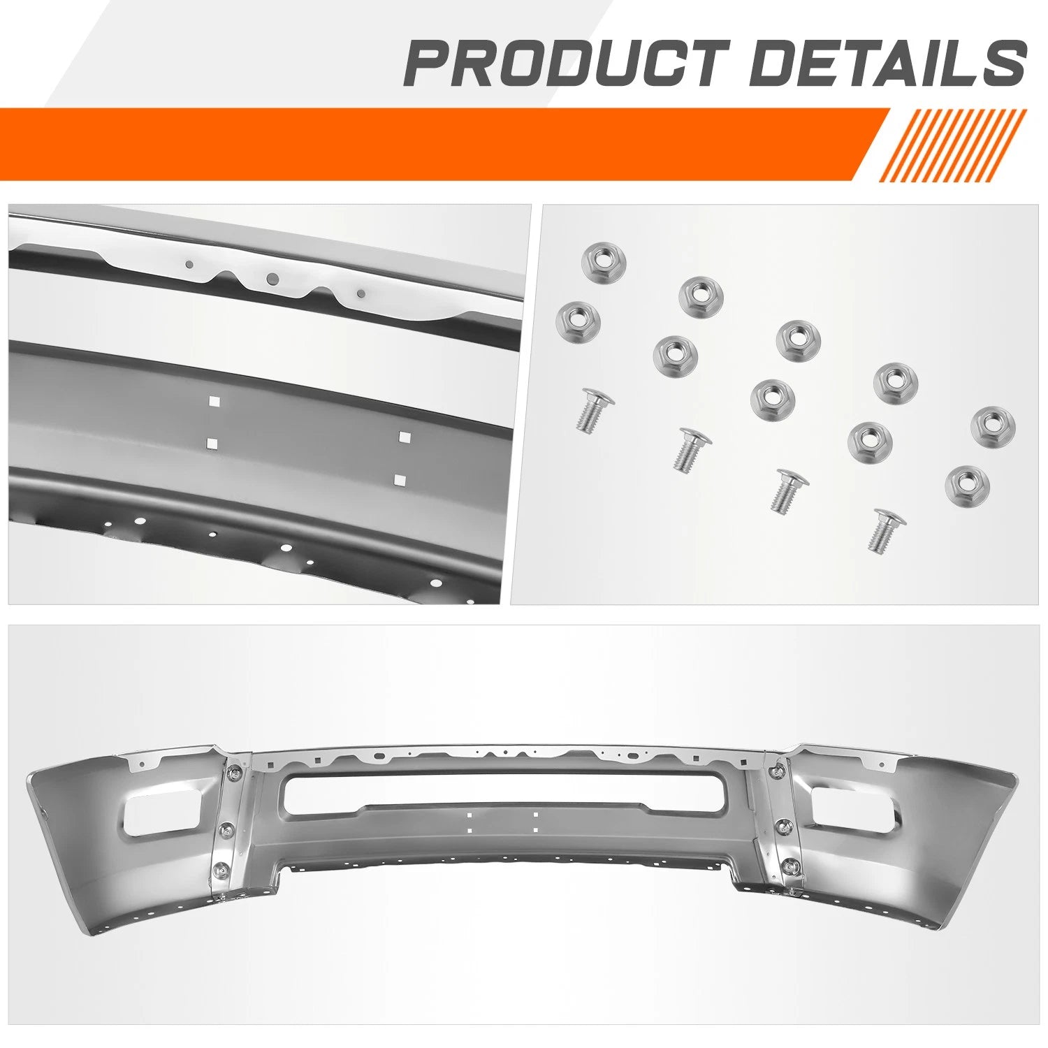 Front Bumper Reinforcement for Ford Edge (2015–2018)