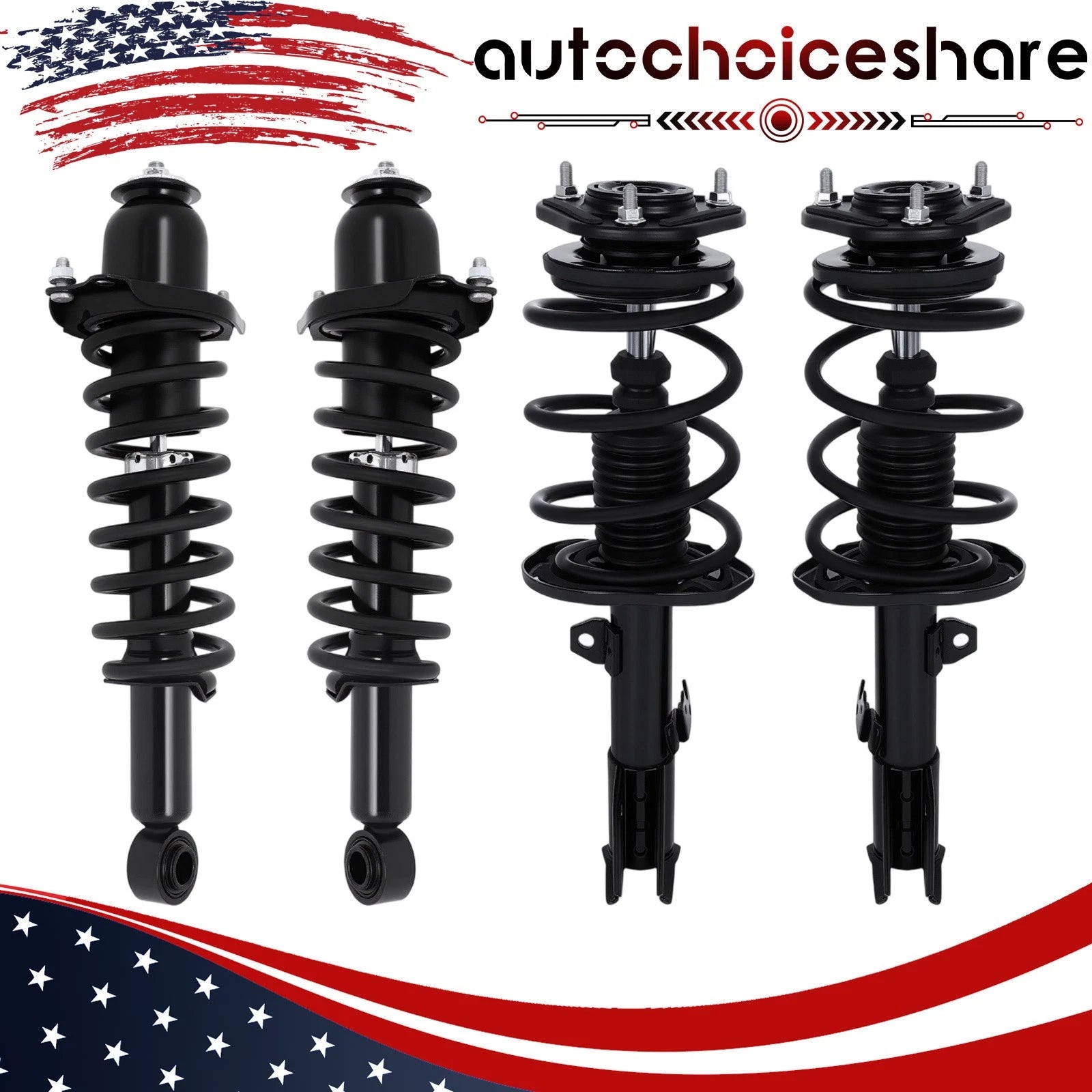 Set of 4 Struts and Shocks Assembly for Toyota Corolla (2014–2019)