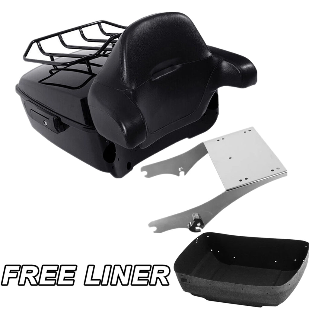 Trunk Backrest Mount Rack for Harley Touring Electra Glide (1997–2008)