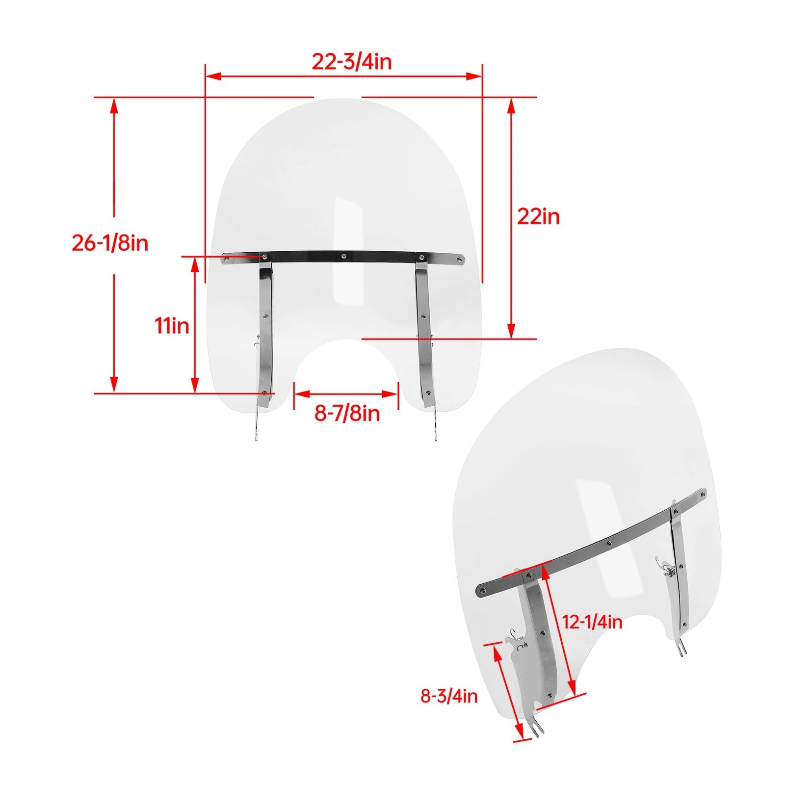 Front Windscreen for Harley Heritage Softail Classic (2000–2017)
