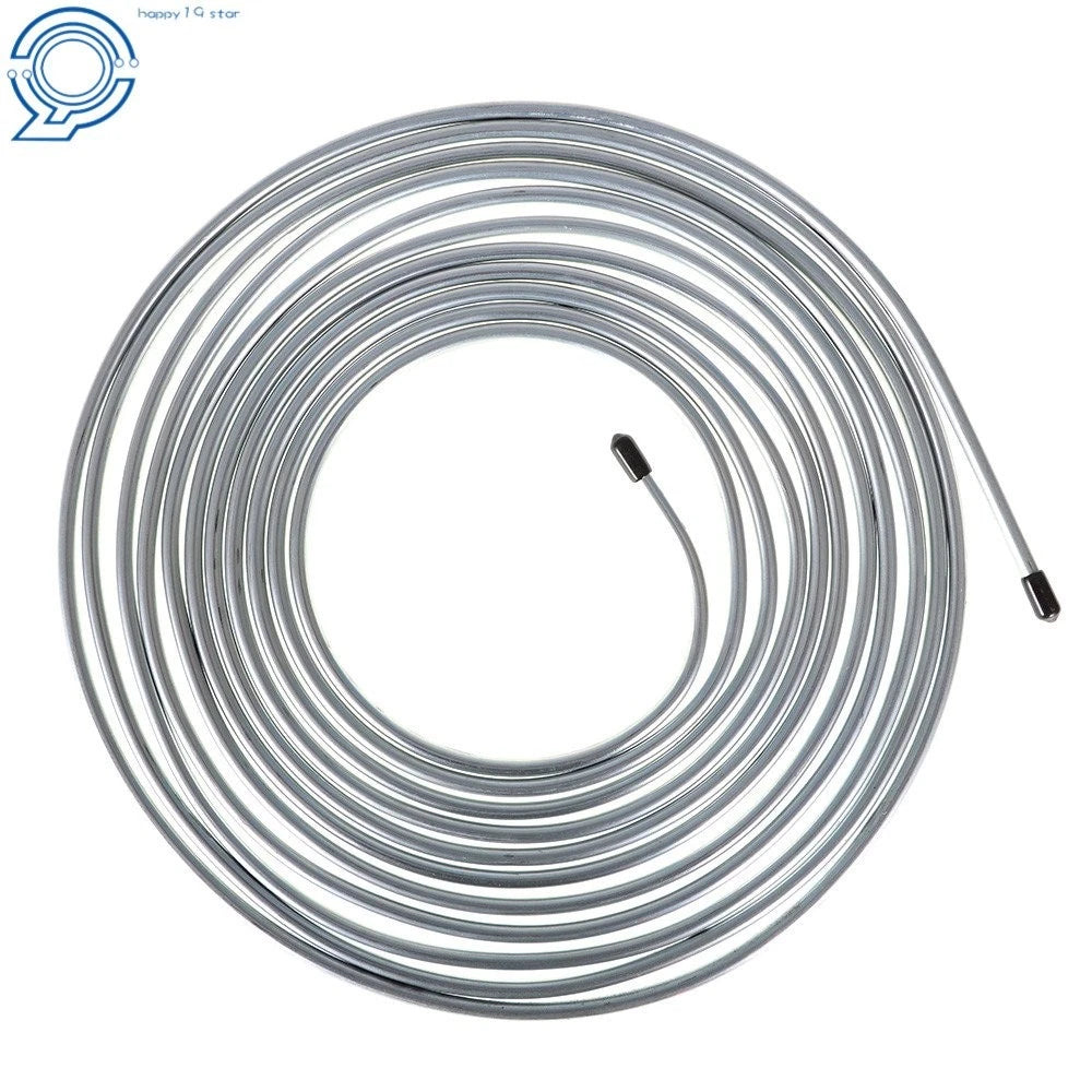 25 Ft. Zinc-Coated Steel Brake Line Tubing Kit for Universal Vehicles