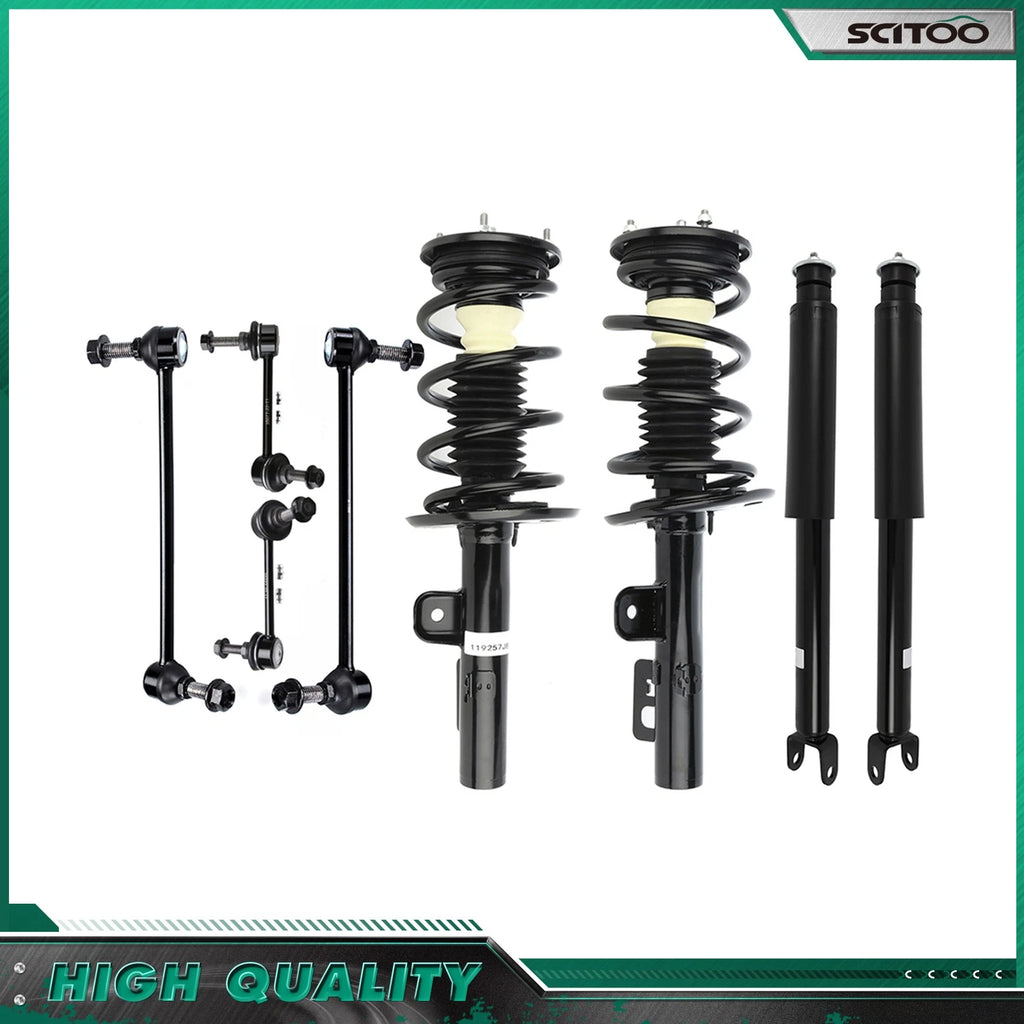 Front Strut & Rear Shock Absorbers Set for Ford Flex (2010–2012)