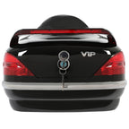 Universal Black Motorcycle Tail Box Rear Luggage Trunk with Tail Light