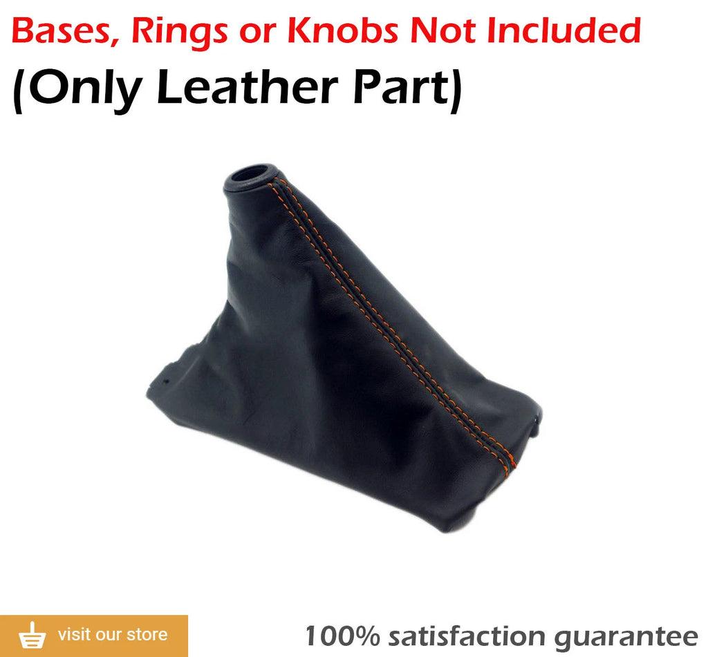 Manual Shift Boot Cover for Corvette C4 (1990–1994) - Orange Stitch