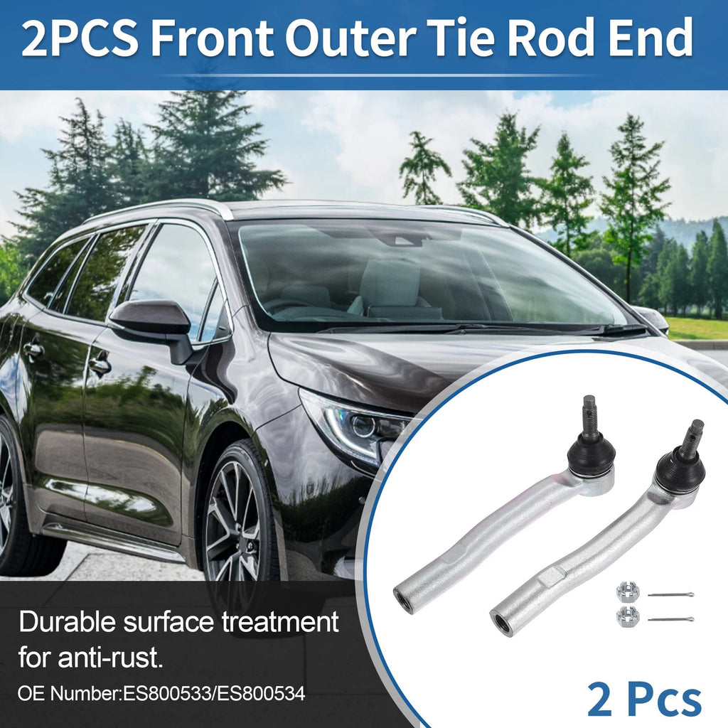 2pcs Front Outer Tie Rod End Links for Lexus RX350 RX450h (2007–2022) No. ES800533/ES800534