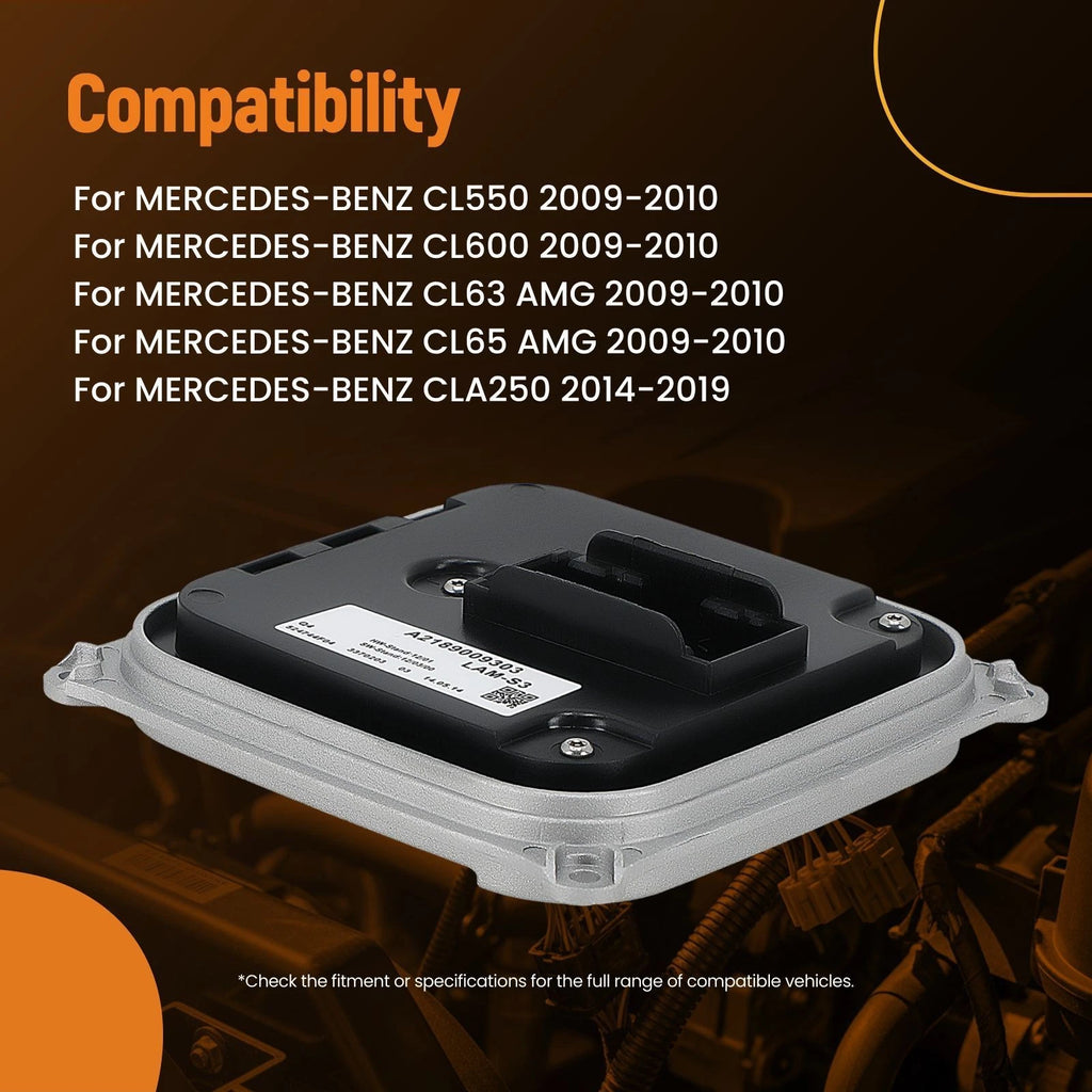 Headlight Ballast Control Module for Mercedes-Benz CLA250 CLA45 AMG (2014–2015)