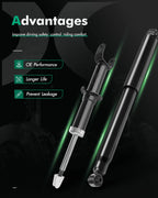 Front Rear Shocks Struts for Dodge Dakota Mitsubishi Raider (2005–2011)