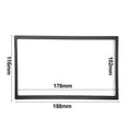 Auto Stereo Panel / 1pc / ABS Plastic Black Ultra-thin Radio Panel for Car Stereo