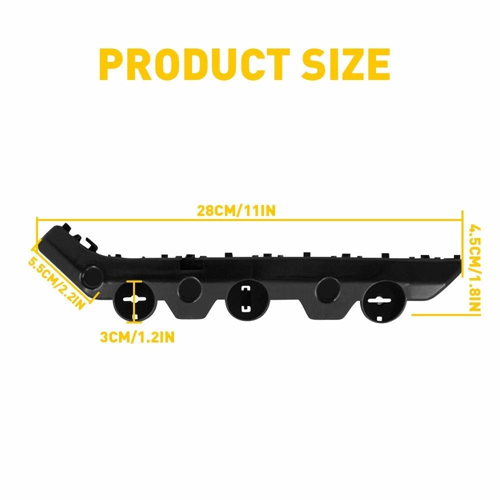 2X Bumper Bracket Retainer for Sentra (2016–2019) Front Beam Mount Support