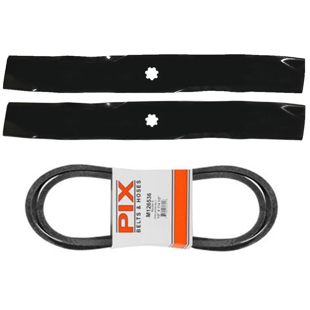 Deck Belt & Blade Kit for John Deere LT133 LT150 LT155 (38")