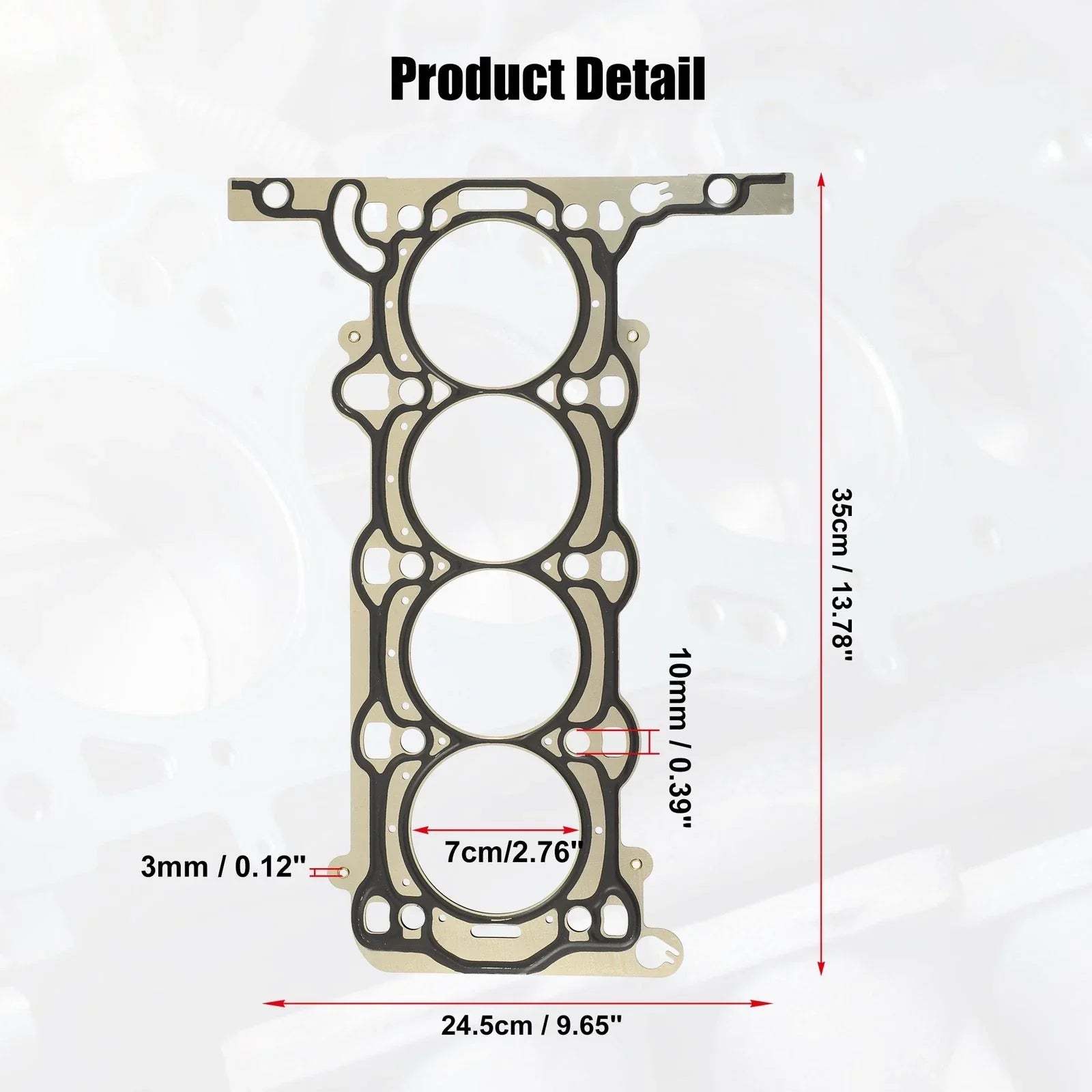 Cylinder Head Gasket for 1.4L L4 Buick Encore & Chevrolet (2013-2022)