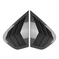 Carbon Fiber Look Rear Window Louver Trim for BMW X6 E71 E72 (2008–2014)