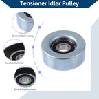 Drive Belt Idler Pulley for Honda Jazz 50 (2001-2004) - 1 x Quality Replacement