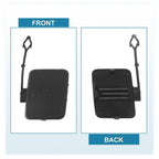 1 Pair Rear Bumper Tow Hook Cover for BMW X5 Black