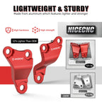 Upper Stay Mount Brackets for Honda TRX450ER (2006–2014) Red