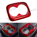 Red Interior ABS Cup Holder Cover Trim for Honda Civic 2016–2021