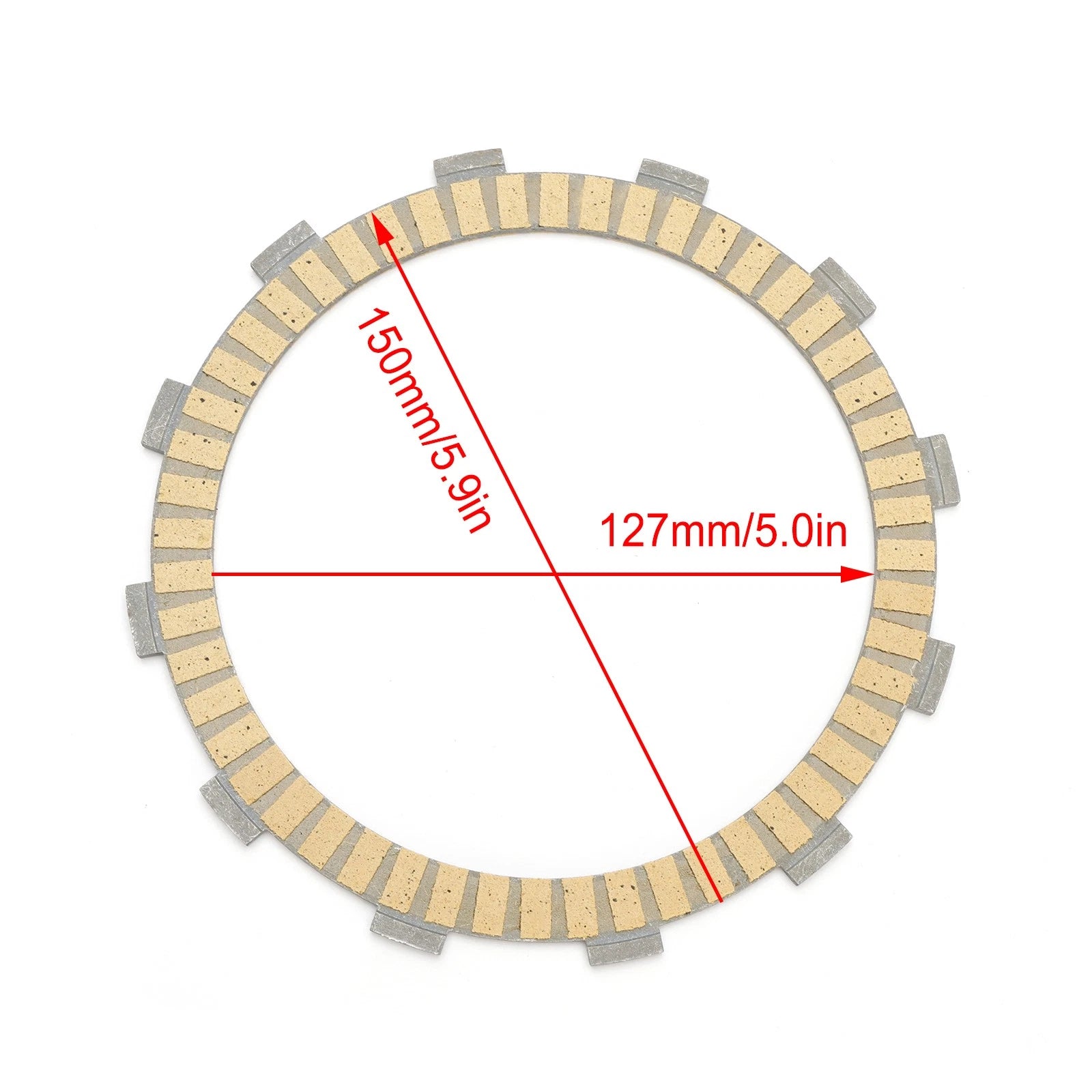 Clutch Friction Plate Kit for Honda CBR1100XX Blackbird (1997–1998) 22201-MAT-000