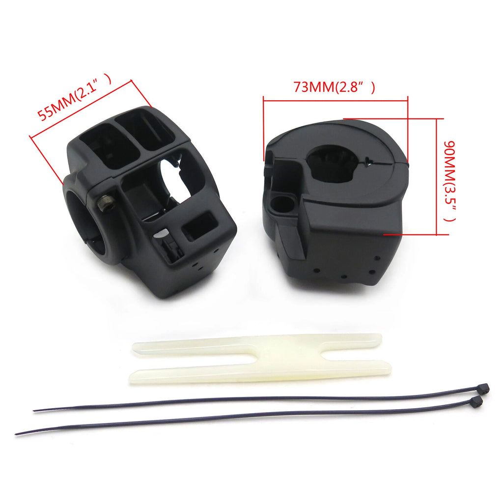 Switch Housing Cover for Harley Electra Glide FLHTCU FLHTCUI FLHTK (Black)