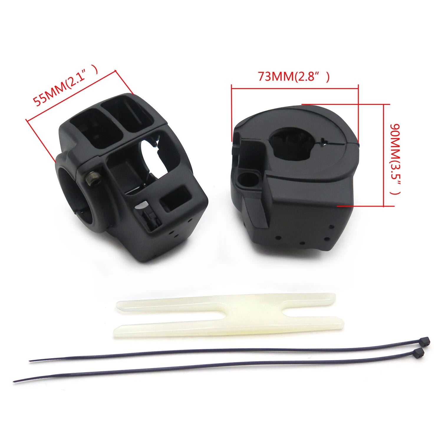 Switch Housing Cover for Harley Electra Glide FLHTCU FLHTCUI FLHTK (Black)