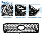Front Upper Hood Bumper Grille for Toyota Land Cruiser 100 (2005–2007) Black