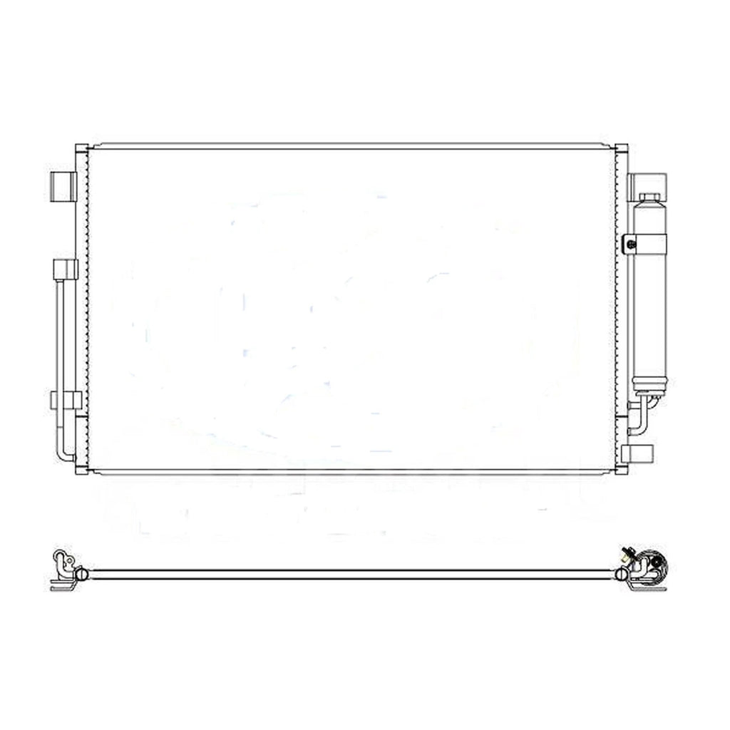 Replacement A/C Condenser Repair Part For 2013-2018 Nissan Altima