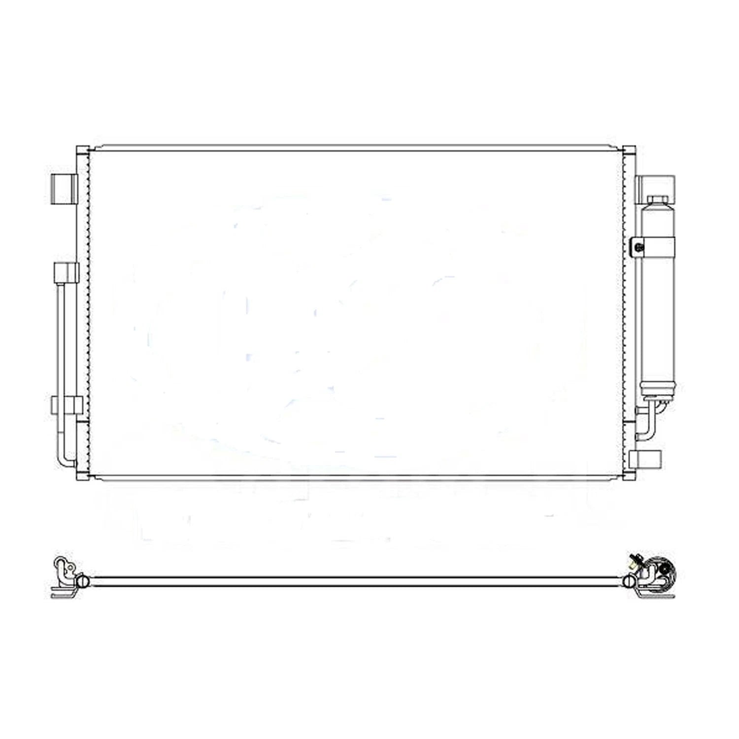 Replacement A/C Condenser Repair Part For 2013-2018 Nissan Altima