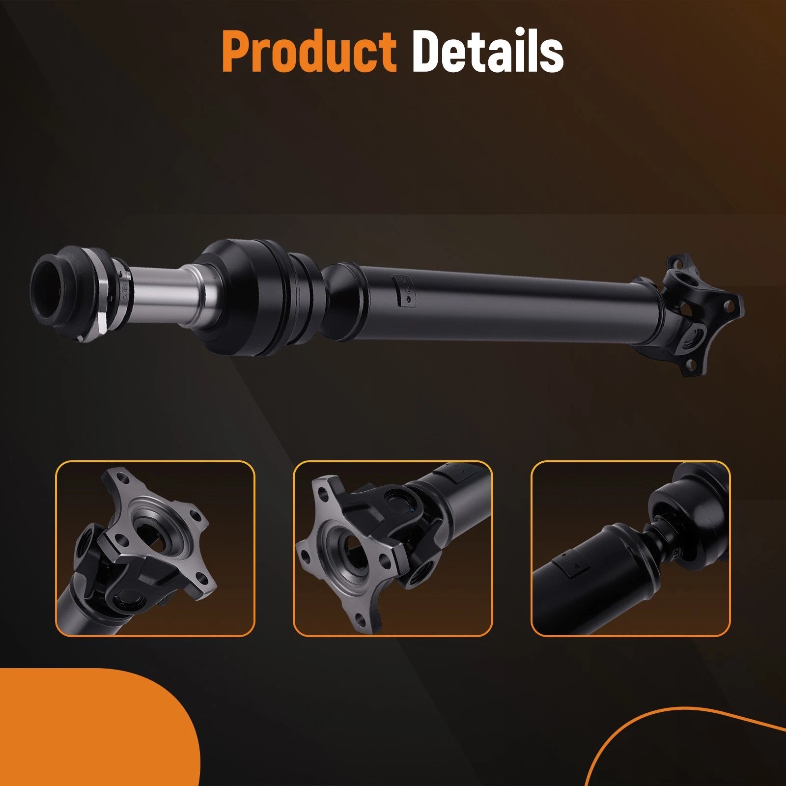 Front Driveshaft Prop Shaft Assembly for Ram 1500 3.0L Diesel (2014–2018) 938-282