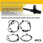ABS Wheel Speed Sensor for Kia Soul, Soul EV (2014–2019)