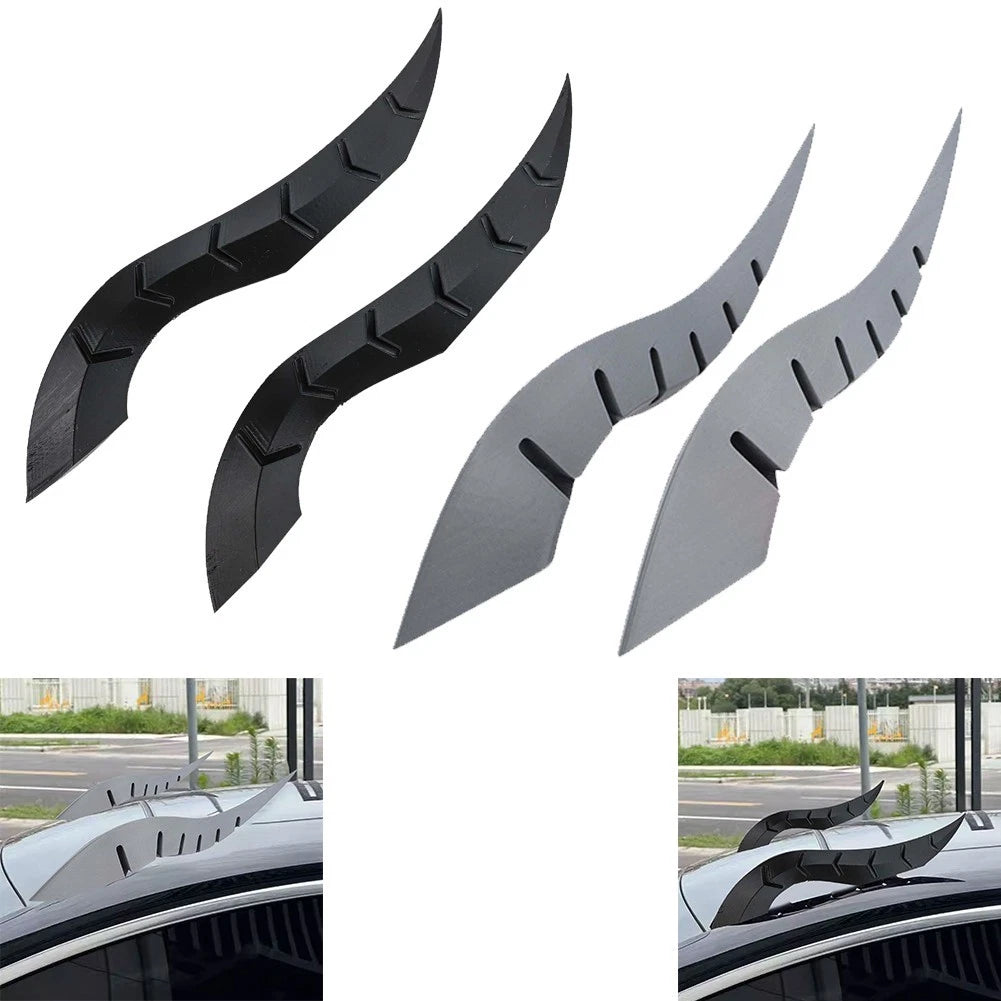 3D Bull Stickers for Car Roof Decoration - Horn Design