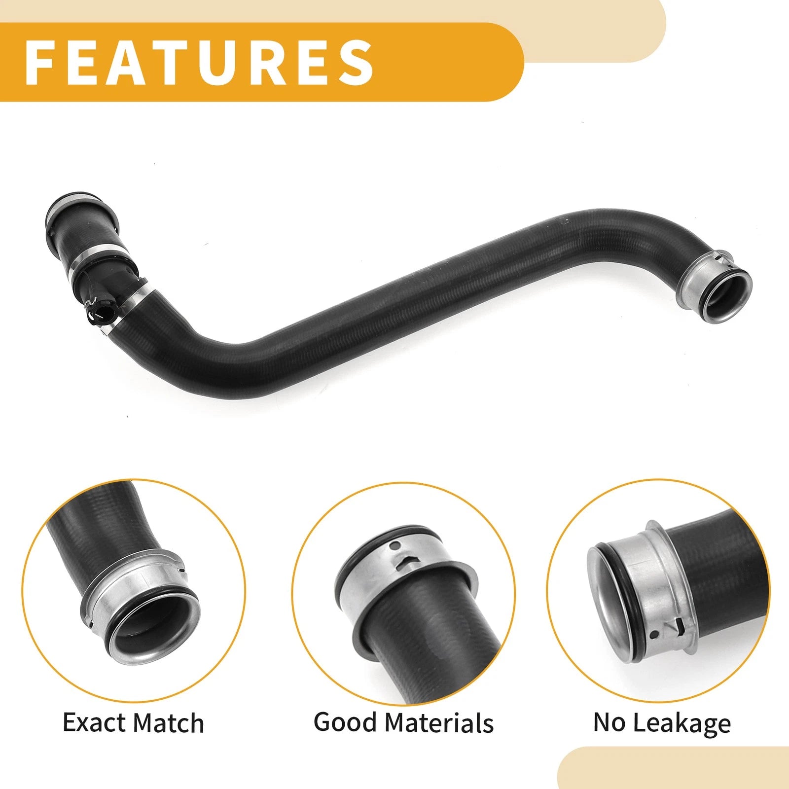 Radiator Hose for Mercedes Benz E350 S211 W211 (2006–2009) No.A2115014782 Rubber