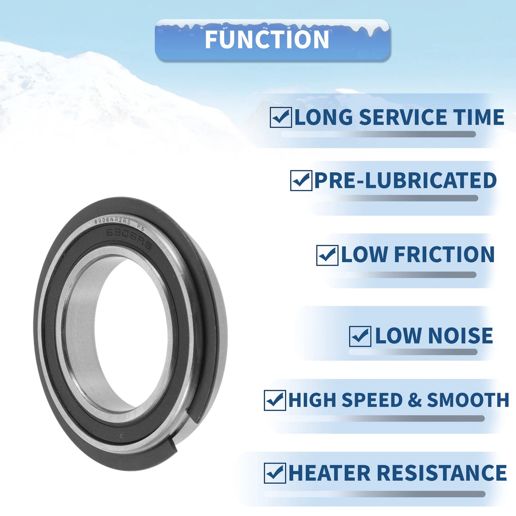 Deep Groove Ball Bearing 30x47x9mm for Scooter Skateboard (6906NR2RS)