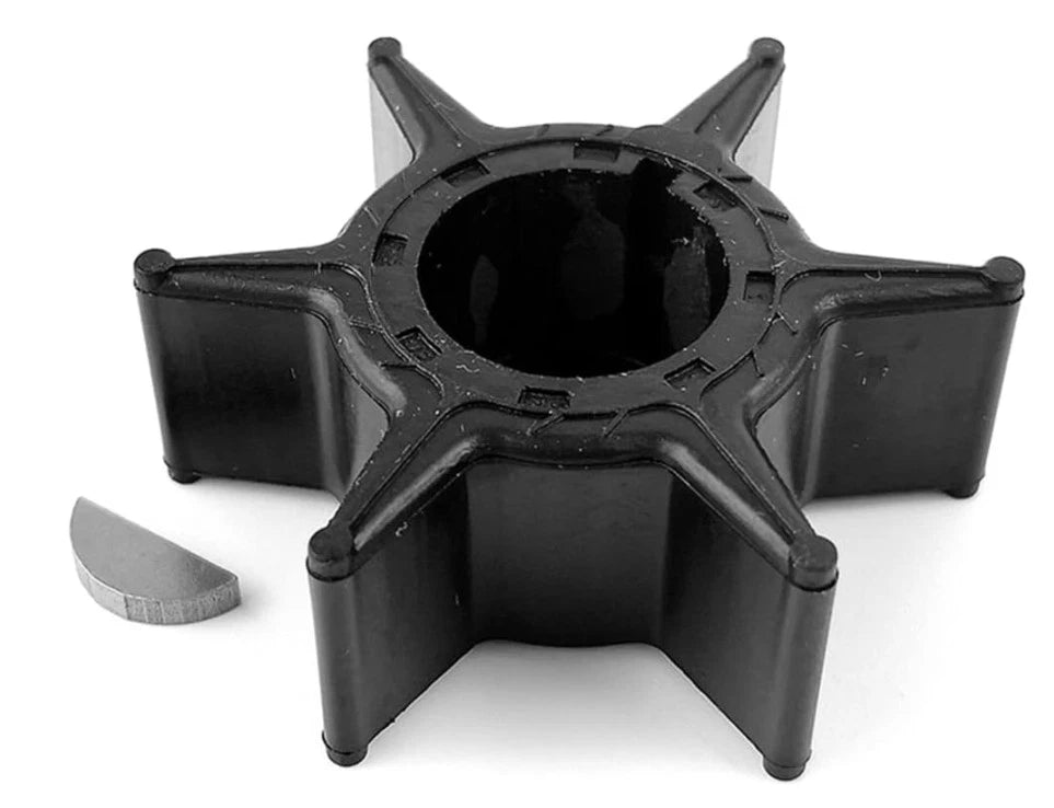Water Pump Impeller with Key for Yamaha 2 Stroke 50 60 HP Outboard (1990–2023)