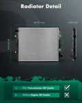 Aluminum Radiator for Chevrolet Silverado GMC Sierra 2500 3500 (2011–2016)