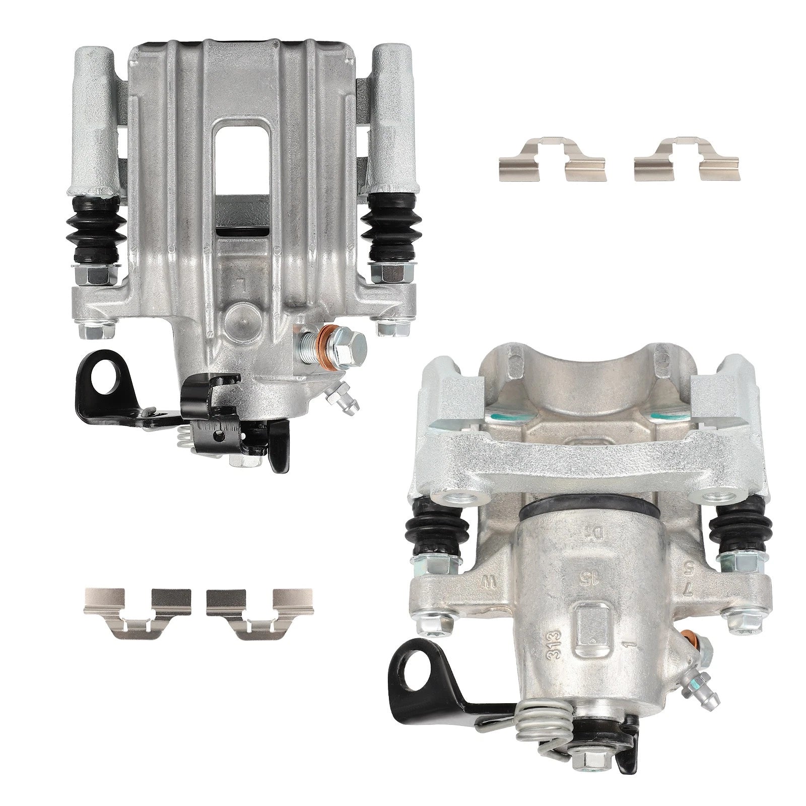 Set of 2 Rear Brake Calipers for Volkswagen Golf (2000–2005)