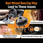Front Wheel Hub Assembly for RAM 1500 (2019–2023) 68237141AC 4WD 6 Stud ABS