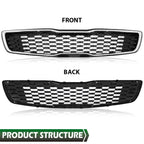 Front Bumper Upper Grille for Kia Forte5 Hatchback (2017–2018)