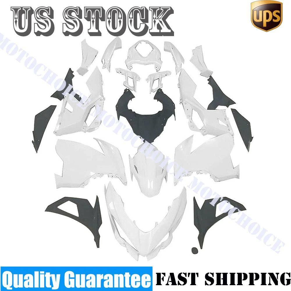Fairing Kit for Kawasaki Ninja 400 (2018–2022) Unpainted ABS Bodywork
