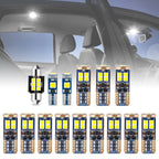 15 Pcs Interior Courtesy Dome Cargo Light Bulbs for Toyota Land Cruiser (2011–2021)