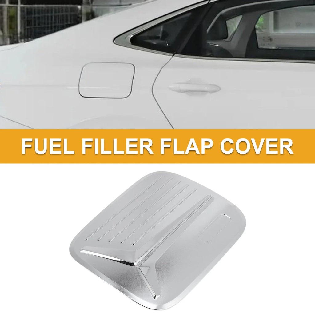 Fuel Tank Door Cap for Mitsubishi Pajero (2020–2025) Chrome Silver Tone