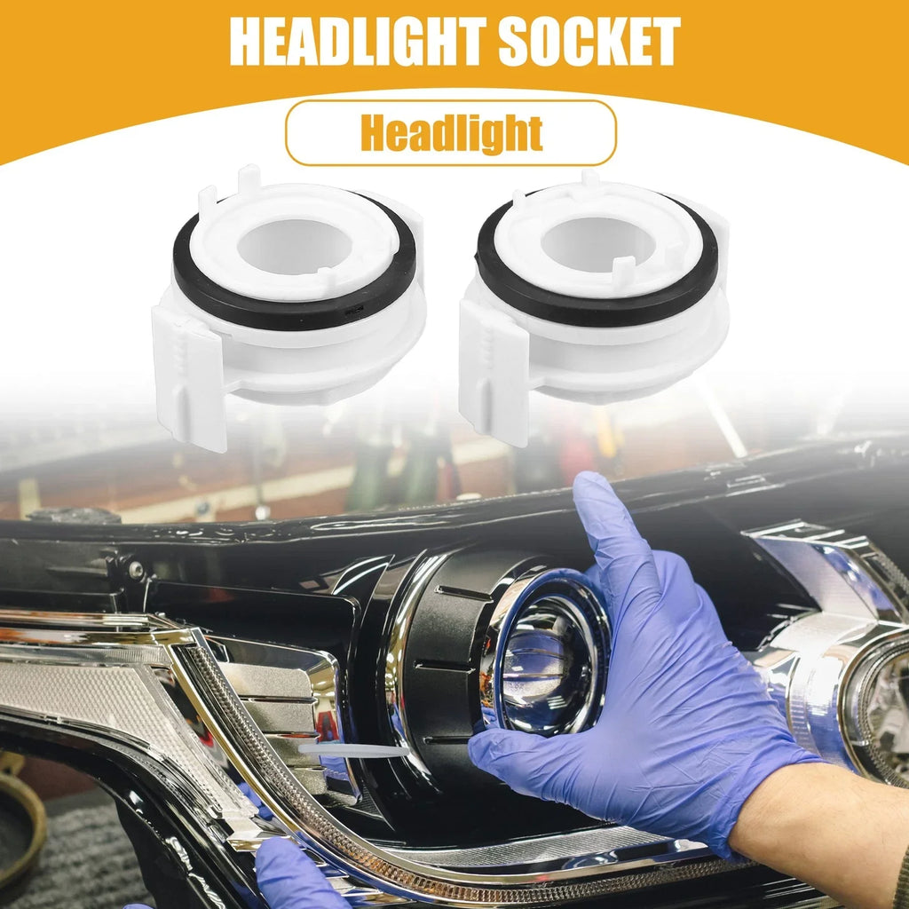 1x Pair LED Headlight Retainer Holder Socket for BMW E46