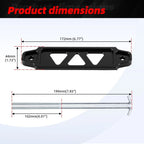 Black Battery Hold Tie Down w/ J-Hooks for Honda Civic EG EK S2000 (1992–2005)
