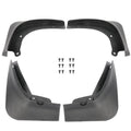 Set of 4 Black Mud Flaps for Tesla Model 3 (2016–2019)