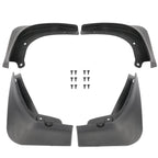 Set of 4 Black Mud Flaps for Tesla Model 3 (2016–2019)