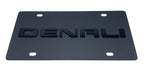 Black 3D License Plate Emblem for GMC Denali (2014–2020)