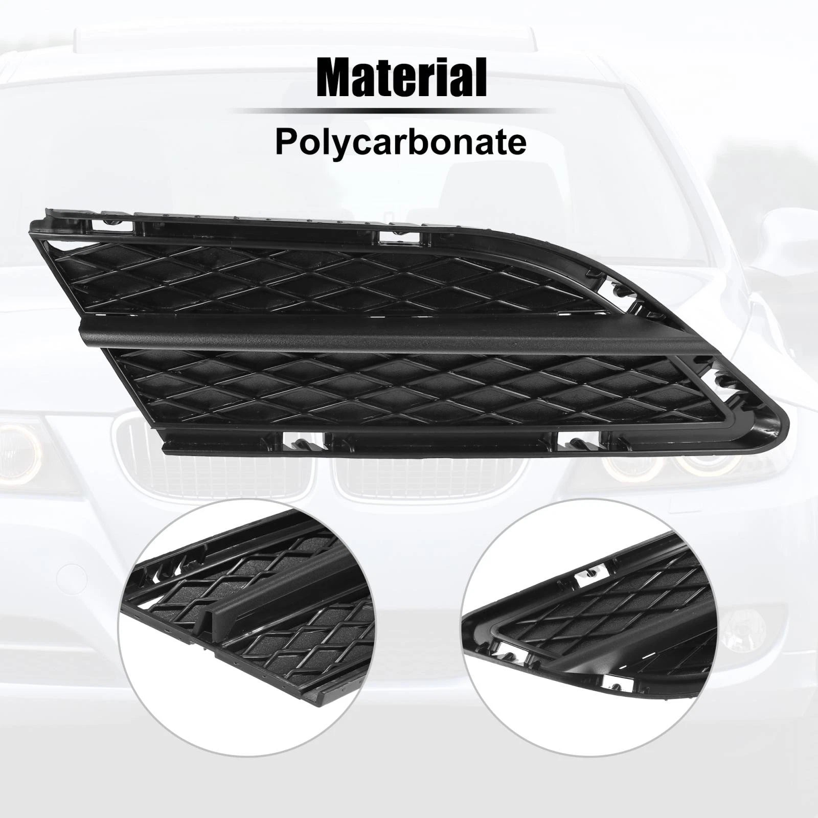 Right Fog Light Grille Trim for BMW 3 Series E90 (2009–2012) 51117198902