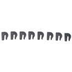 Set of 8 Weld On Grab Hooks for Various Applications (6600 lbs Capacity)