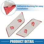 2pcs Inner Door Lock Unlock Button Cover for Volkswagen  Aluminum Alloy Red