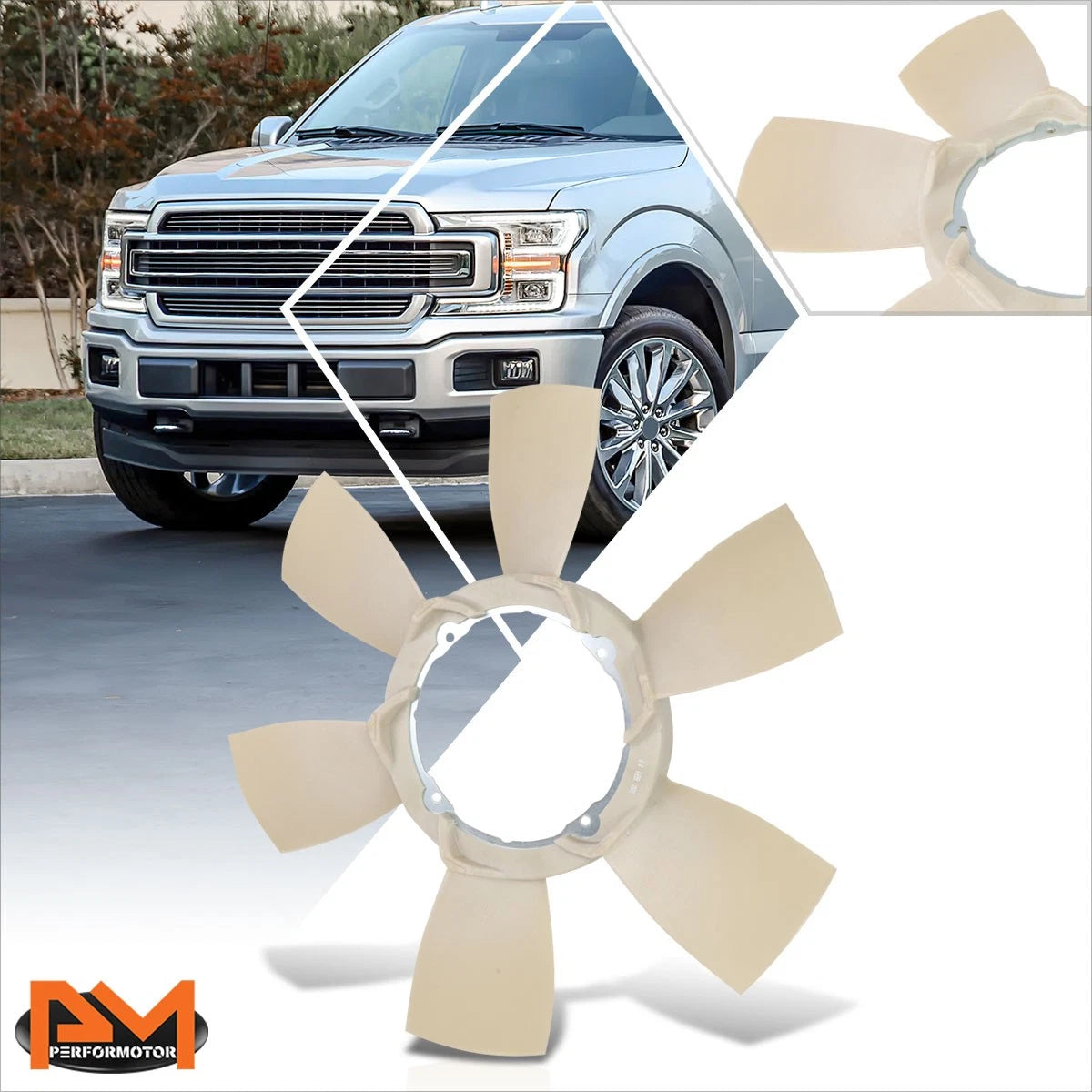 Radiator Cooling Fan Blade for Ford F150 3.0T Diesel (2018–2020)
