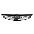 Replacement Black Ready to Paint Plastic Front Grille For 2012-2014 Toyota Camry